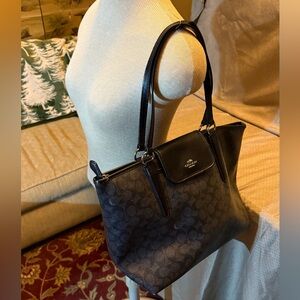 Coach Black Leather Bag